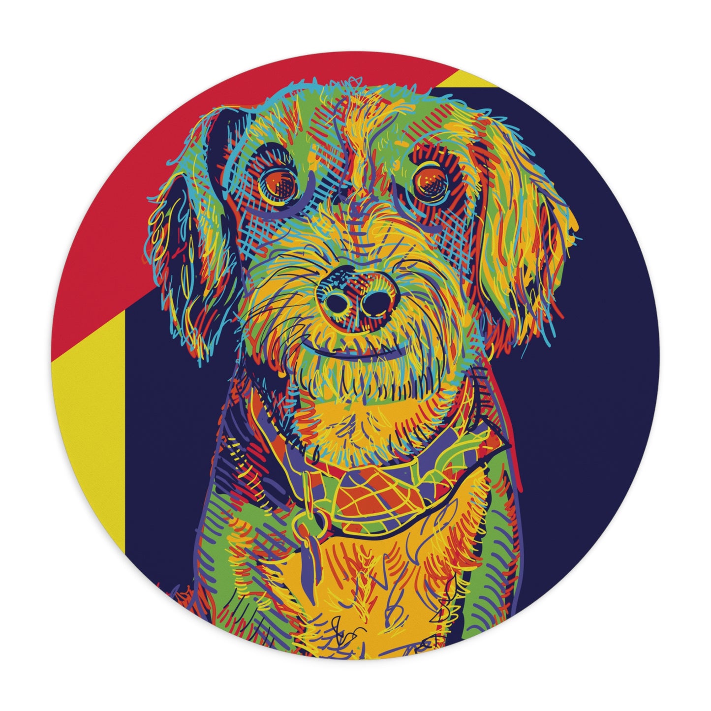 Personalized Pet Portrait Mouse Pad