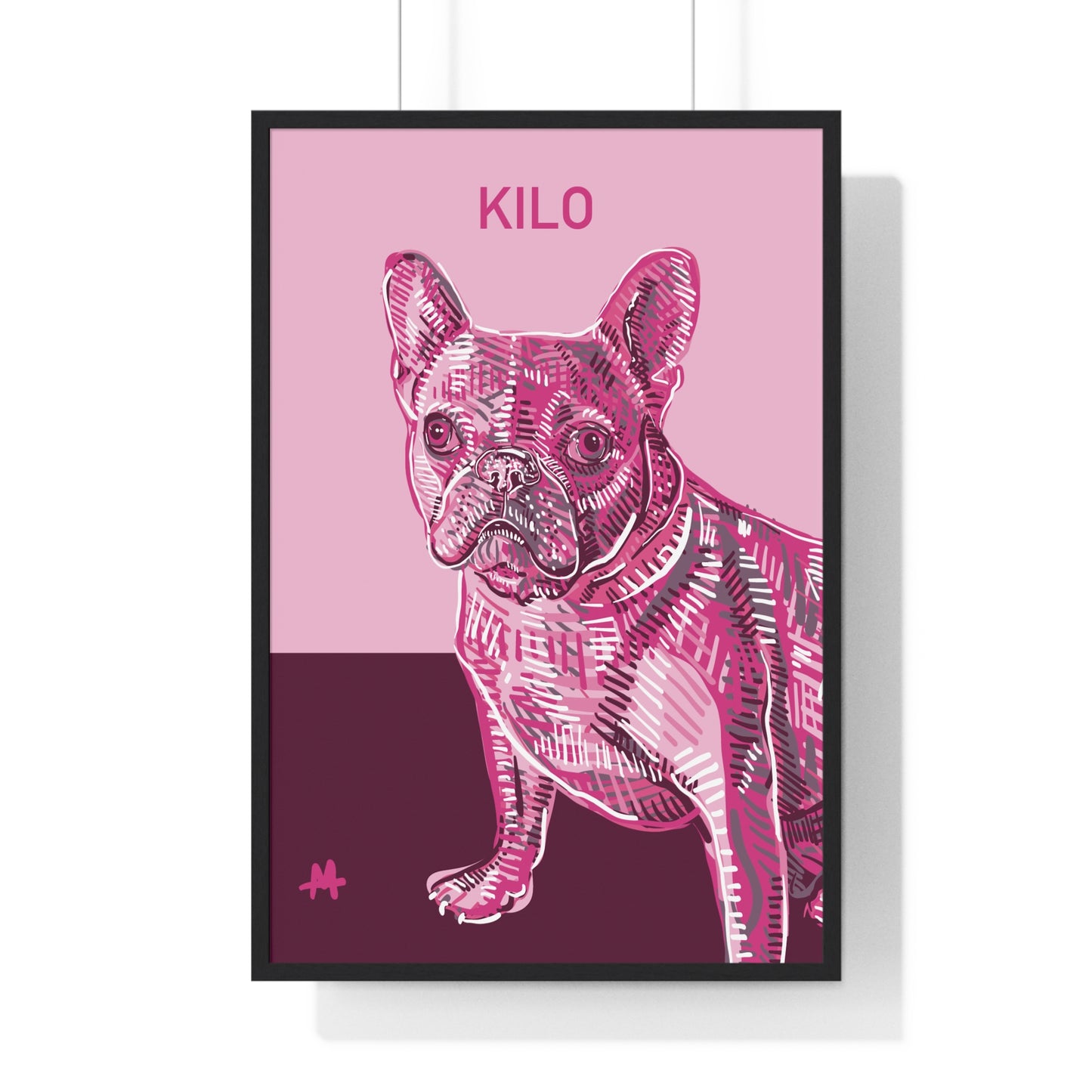 Custom Framed Pet Poster with a Free Mug | Gift Set
