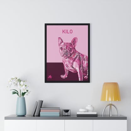 Custom Framed Pet Poster with a Free Mug | Gift Set