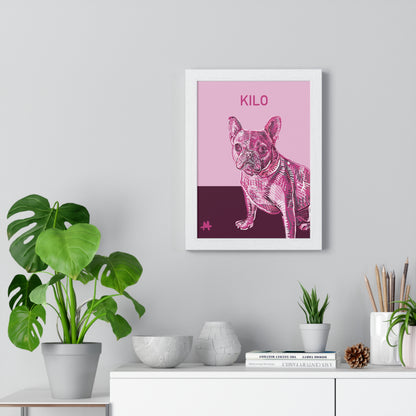 Custom Framed Pet Poster with a Free Mug | Gift Set