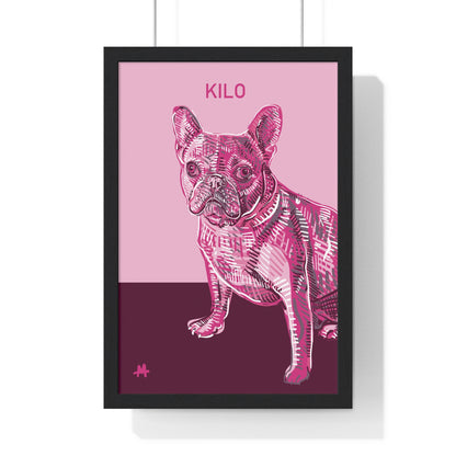 Custom Framed Pet Poster with a Free Mug | Gift Set