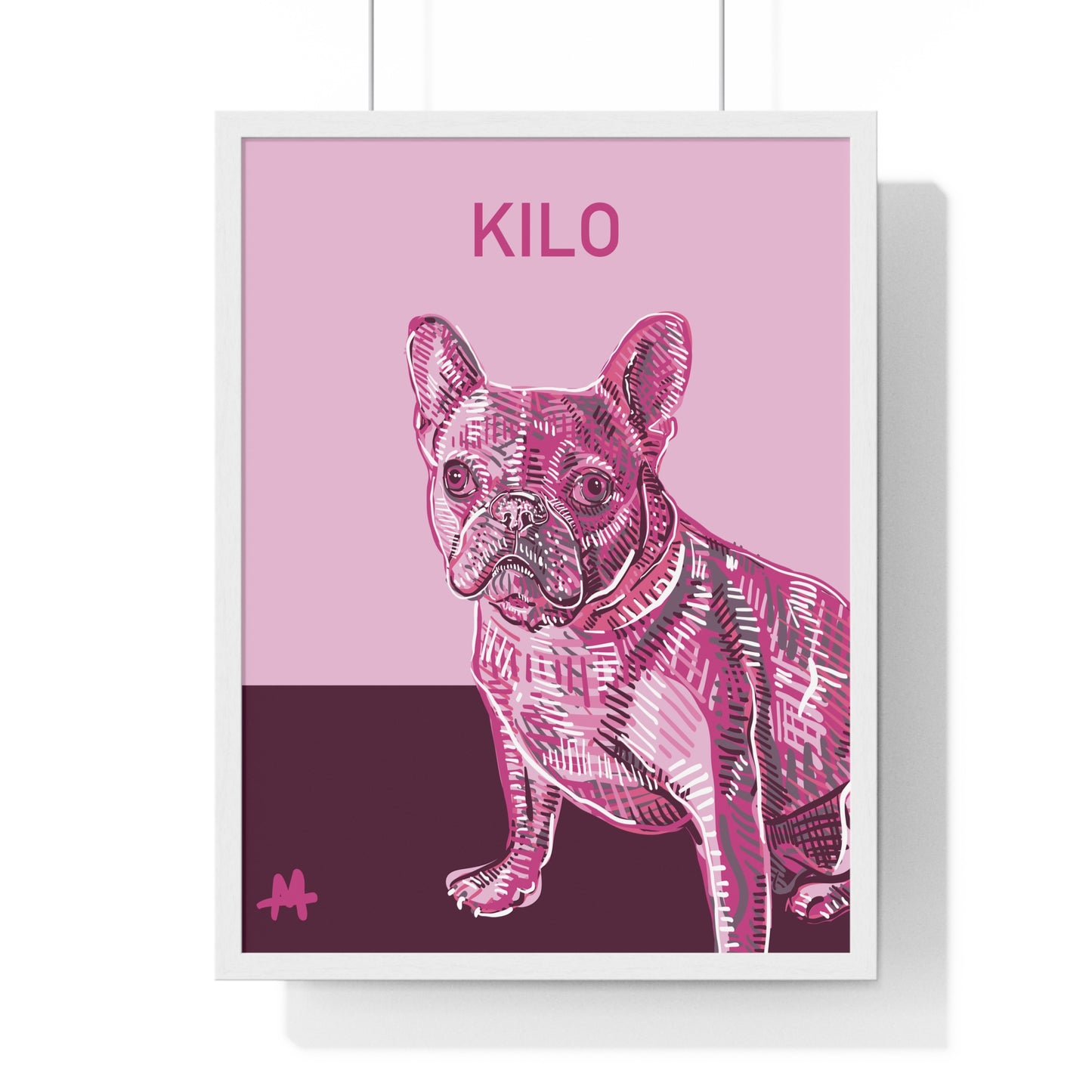 Custom Framed Pet Poster with a Free Mug | Gift Set