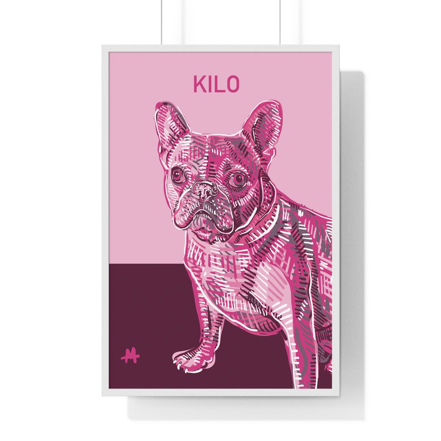 Custom Framed Pet Poster with a Free Mug | Gift Set
