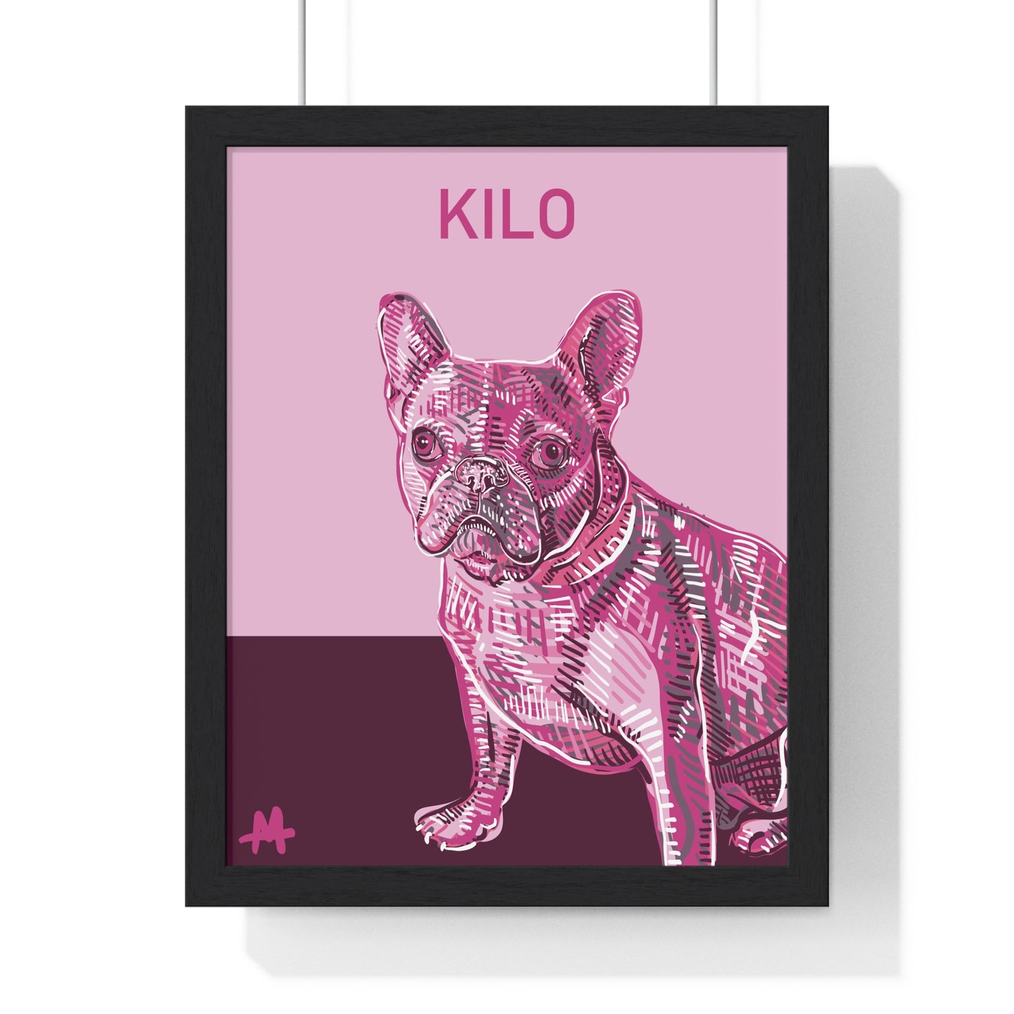 Custom Framed Pet Poster with a Free Mug | Gift Set