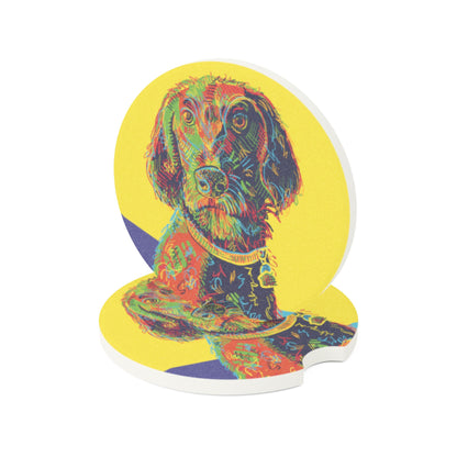 Custom Pet Portrait Car Coasters