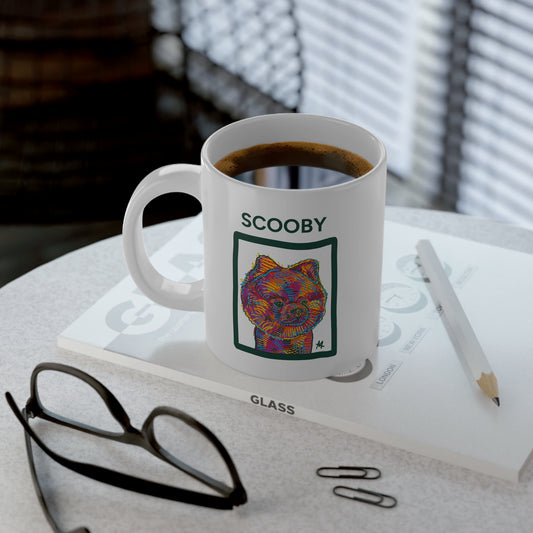 Customized Pet Portrait Jumbo Mug (20 oz)