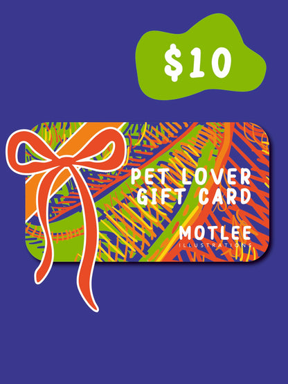 Pet Lover Gift Card