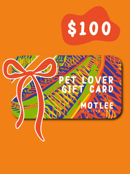 Pet Lover Gift Card
