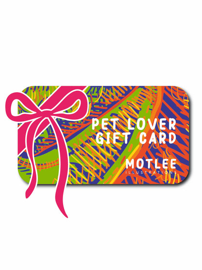 Pet Lover Gift Card