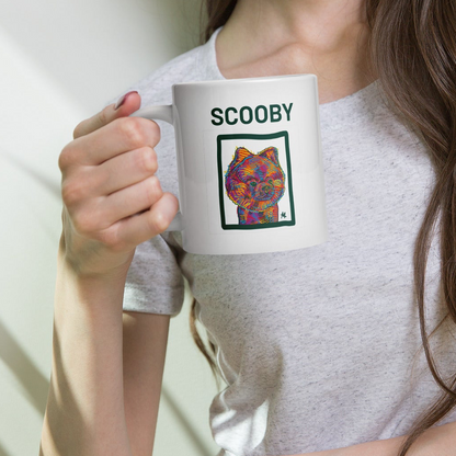 Custom Pet Portrait Jumbo Mug (20 oz)